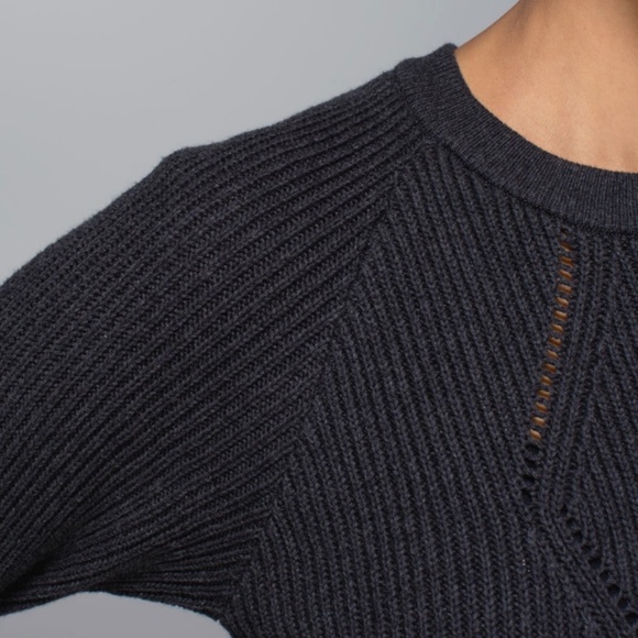 LULULEMON ATHLETICA THE SWEATER THE BETTER LIGHTWEIGHT LUXE KNITWEAR - Picture 7 of 13